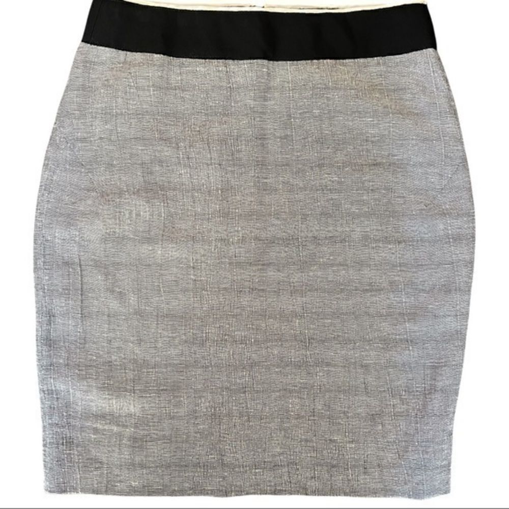J. Crew linen blend pencil skirt size 4 NWOT